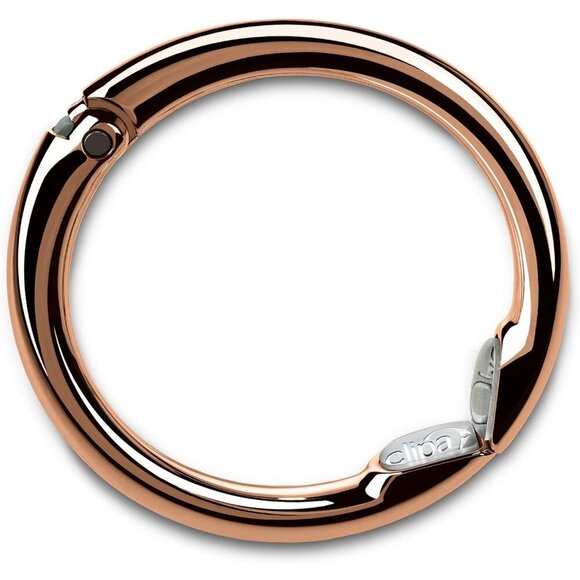 Accessories - Women Bag Hanger Ring That Opens Into a Hook Close Automatically Polished Copper